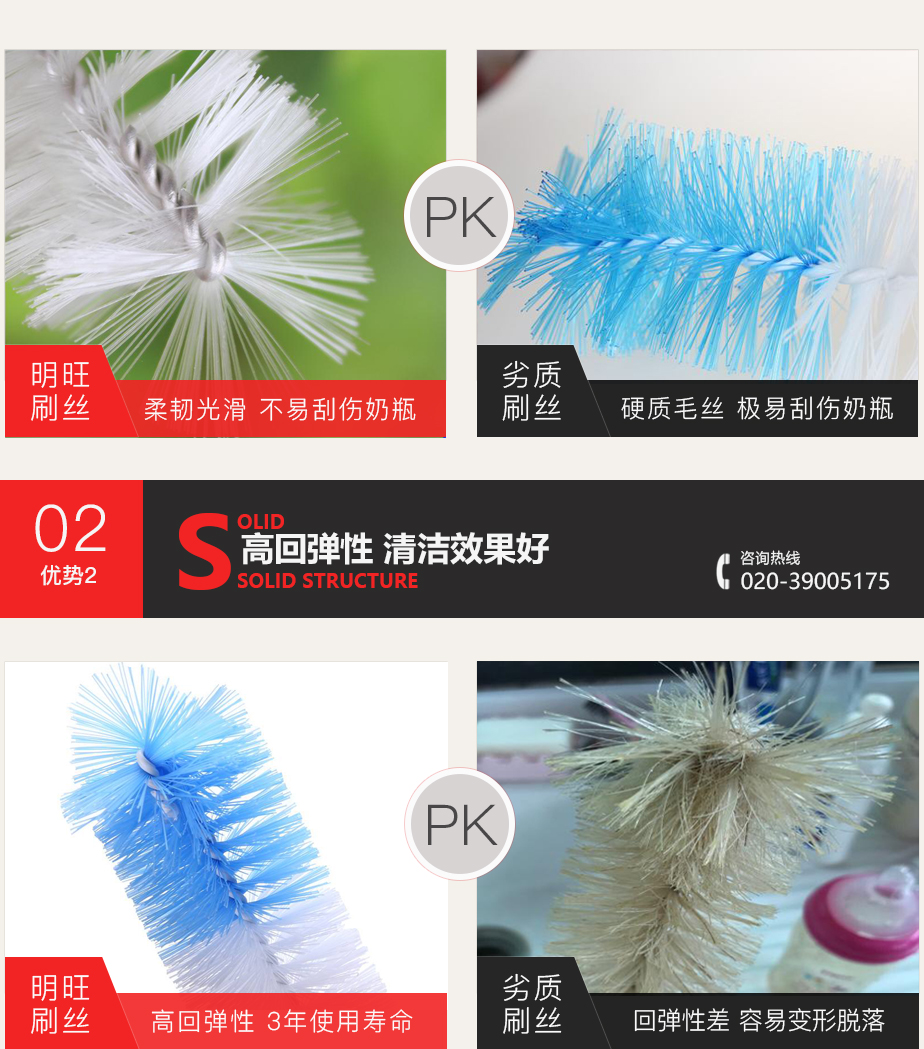 軟毛刷用的尼龍絲是什么材質？[明旺]